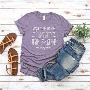 Jesus & Germs Graphic Tees ALL SIZES